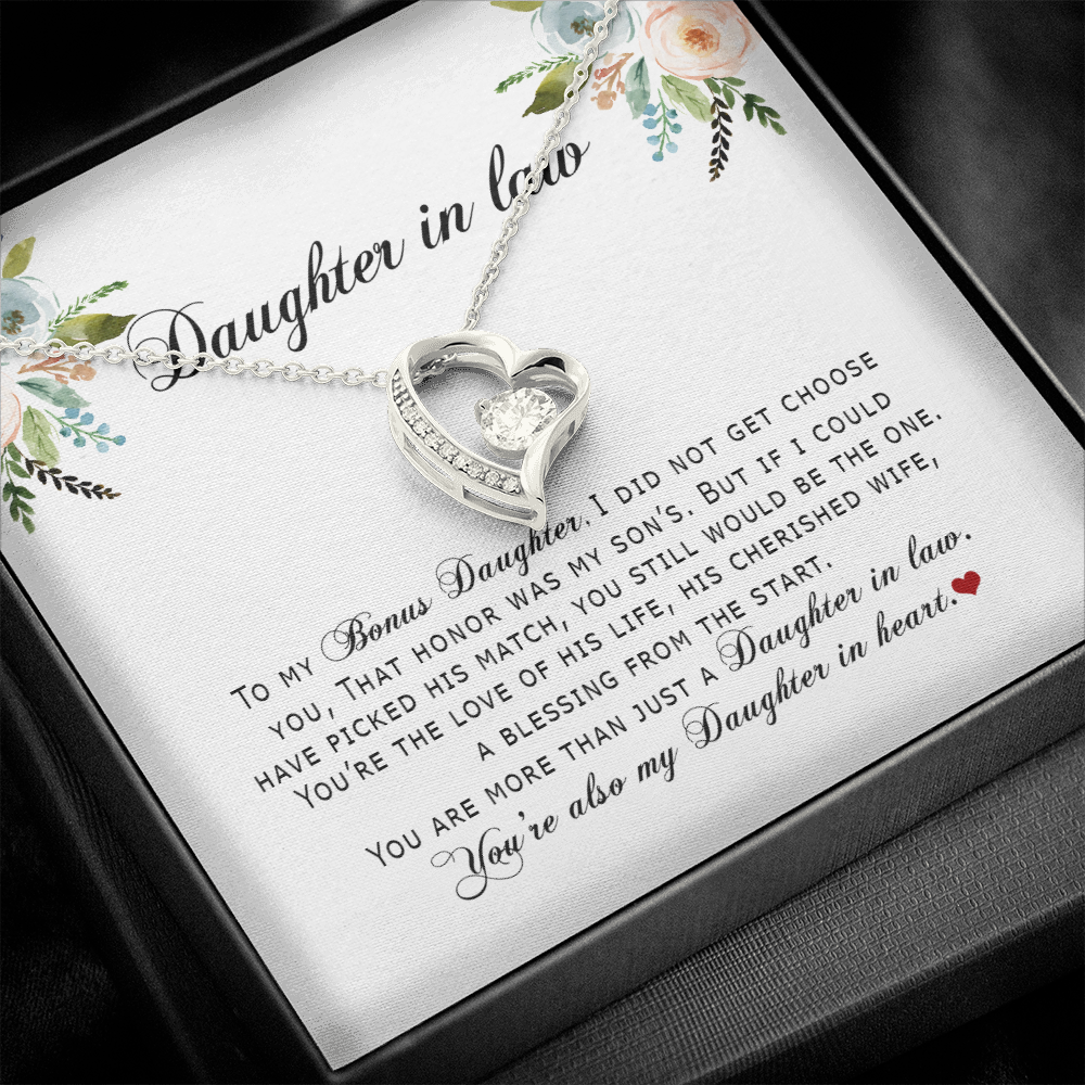 Daughter In Law - You Are Also My Daughter In Heart - Forever Love Necklace SO167V