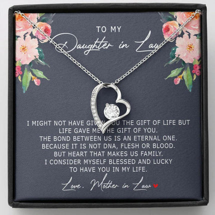 Daughter In Law Forever Love Necklace SO182T - Charming Present