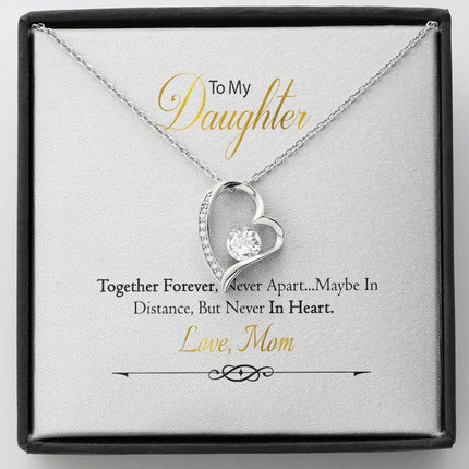 To My Daughter - Together Forever - Forever Love Necklace SO156VW - Charming Present