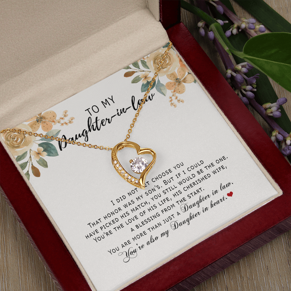 Daughter In Law - Daughter In Heart Forever Love Necklace SO181V