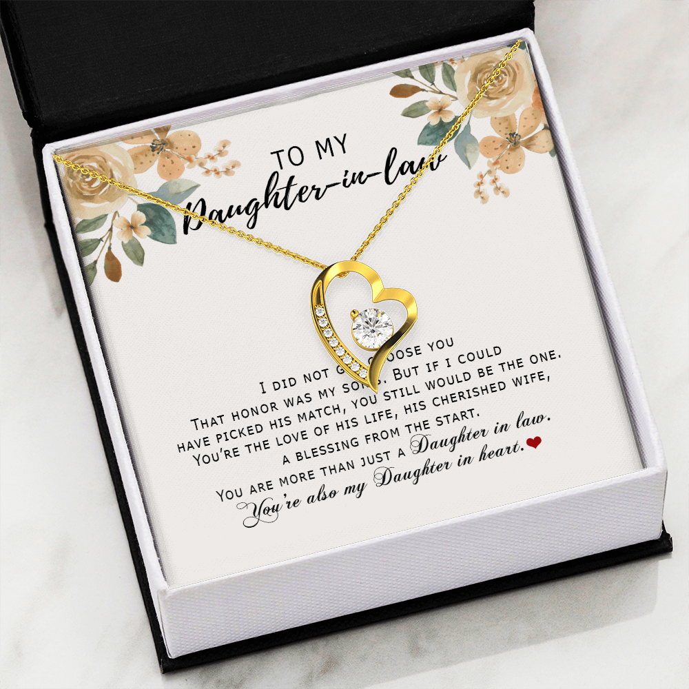 Daughter In Law - Daughter In Heart Forever Love Necklace SO181V