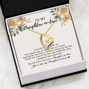 Daughter In Law - Daughter In Heart Forever Love Necklace SO181V