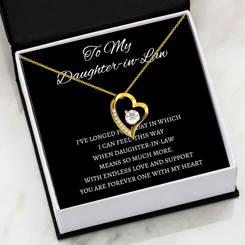 Daughter In Law - You Are Forever One - Forever Love Necklace