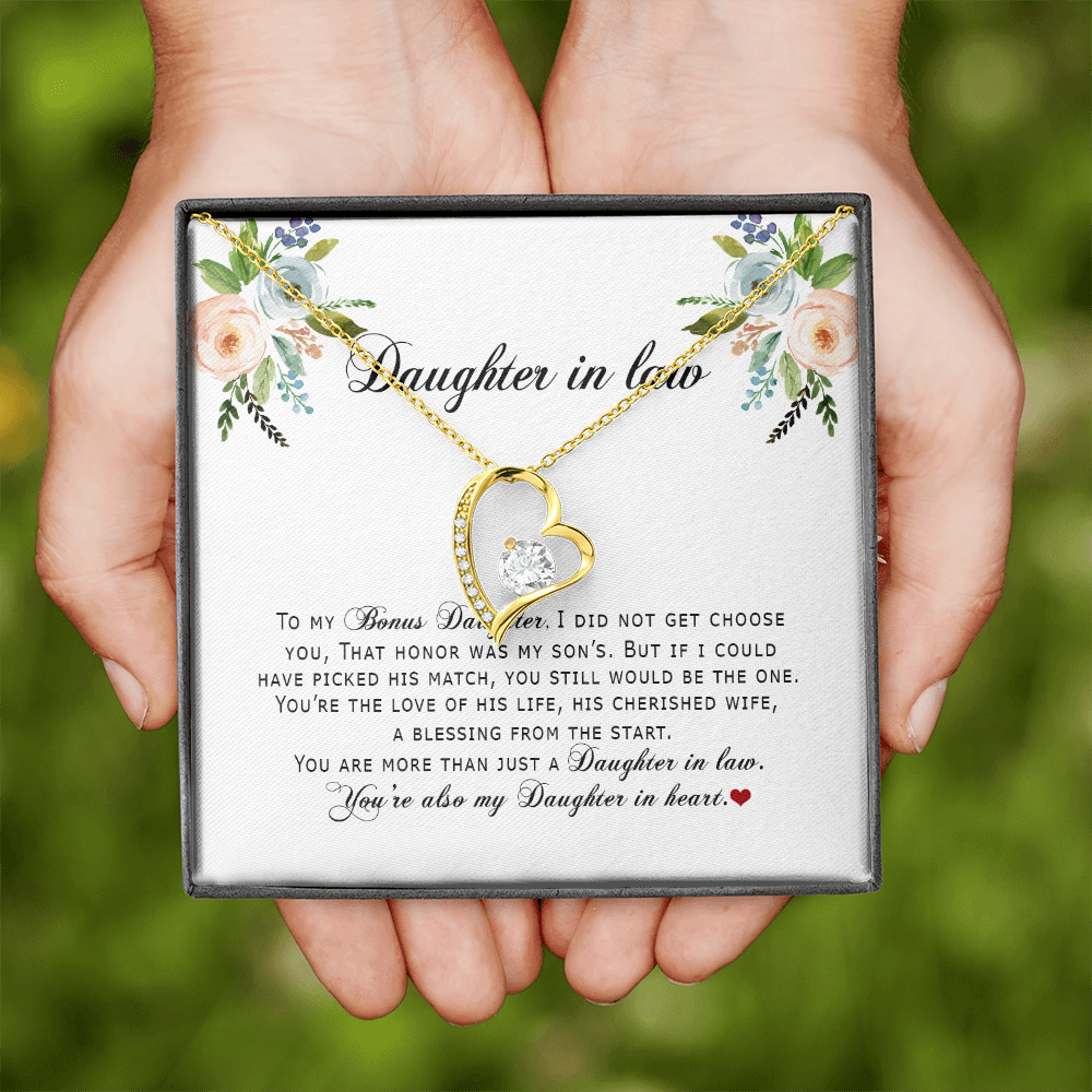 Daughter In Law - You Are Also My Daughter In Heart - Forever Love Necklace SO167V