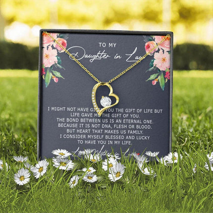 Daughter In Law Forever Love Necklace SO182T - Charming Present