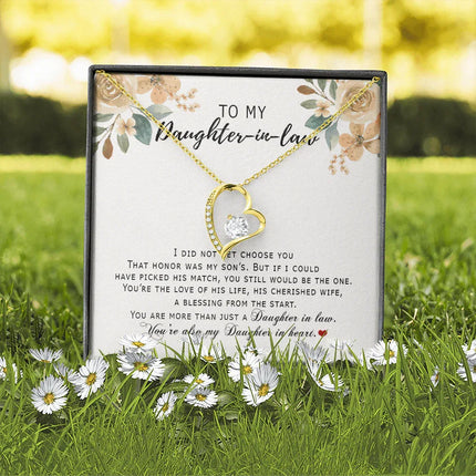 Daughter In Law - Daughter In Heart Forever Love Necklace SO181V - Charming Present