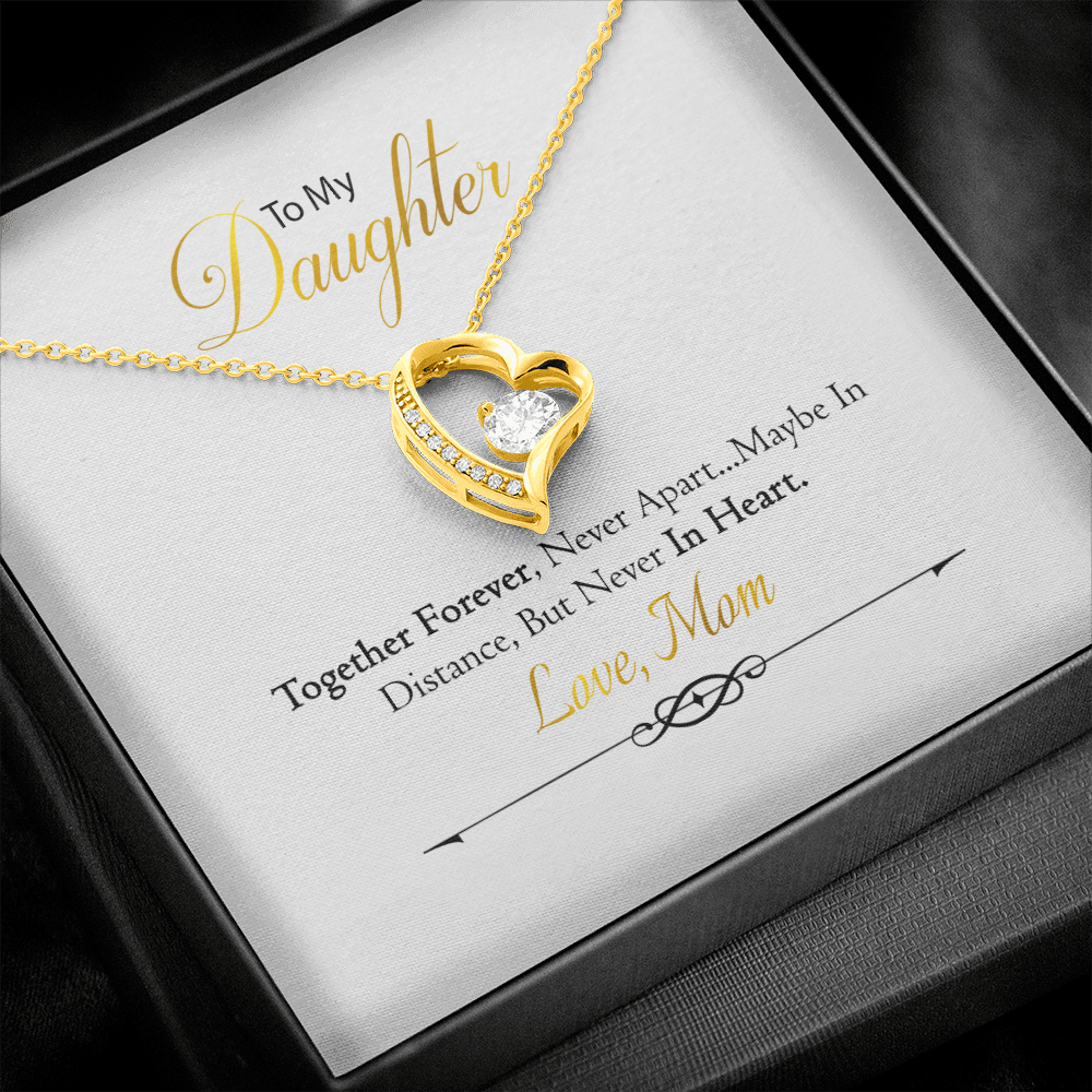 To My Daughter - Together Forever - Forever Love Necklace SO156VW