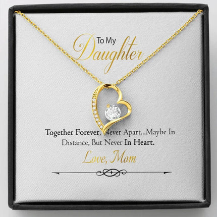 To My Daughter - Together Forever - Forever Love Necklace SO156VW - Charming Present