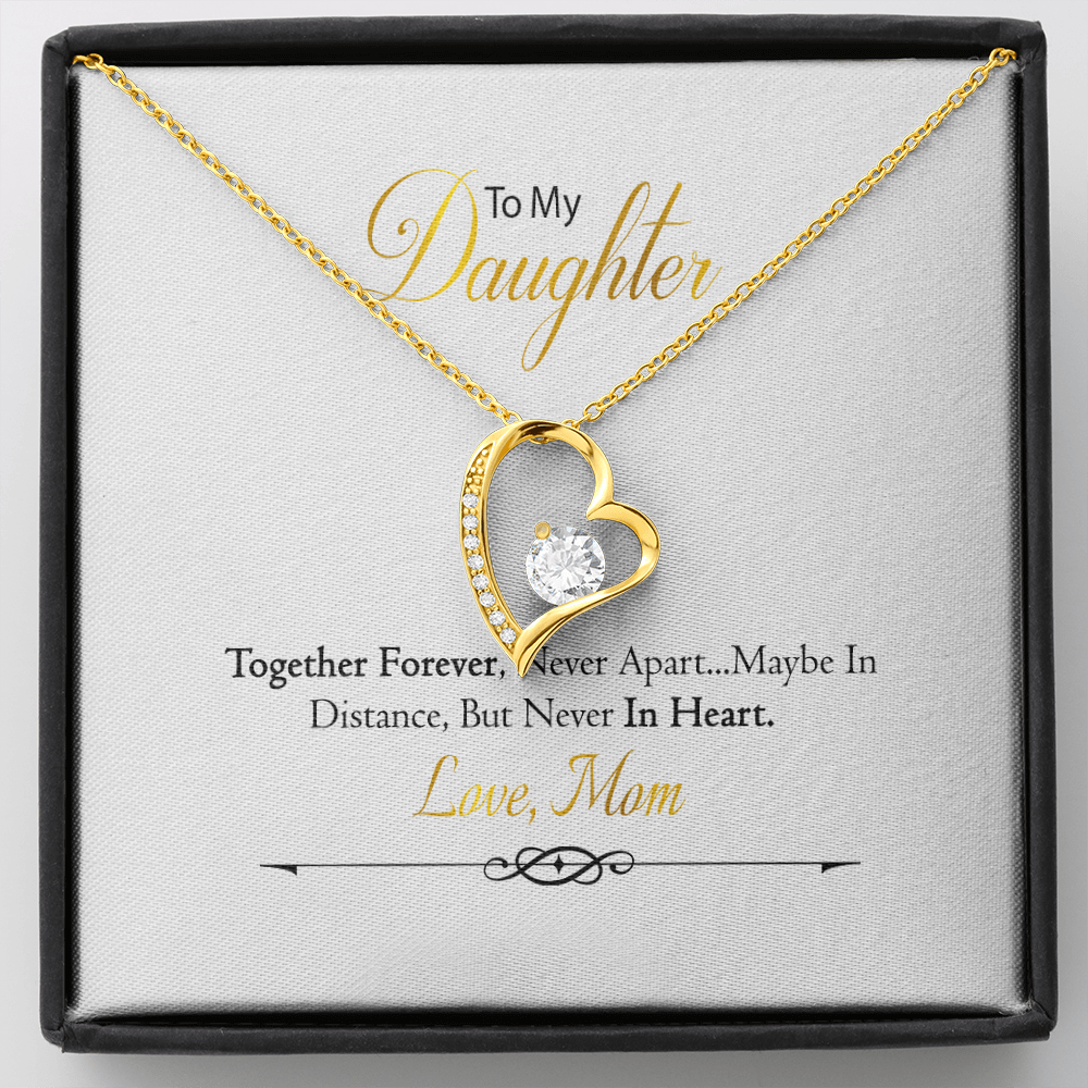 To My Daughter - Together Forever - Forever Love Necklace SO156VW