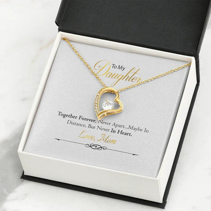 To My Daughter - Together Forever - Forever Love Necklace SO156VW - Charming Present
