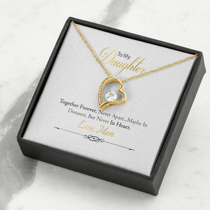 To My Daughter - Together Forever - Forever Love Necklace SO156VW - Charming Present