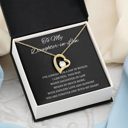 Daughter In Law - You Are Forever One - Forever Love Necklace - Charming Present