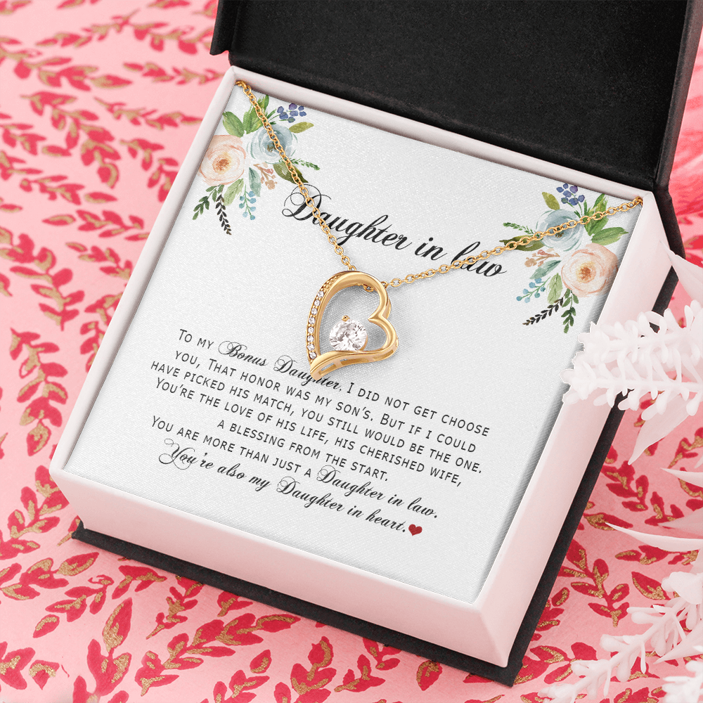 Daughter In Law - You Are Also My Daughter In Heart - Forever Love Necklace SO167V
