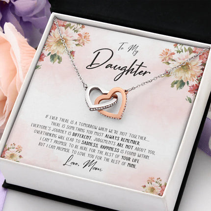 To My Daughter - When We Are Not Together - Necklace DR06 - Charming Present
