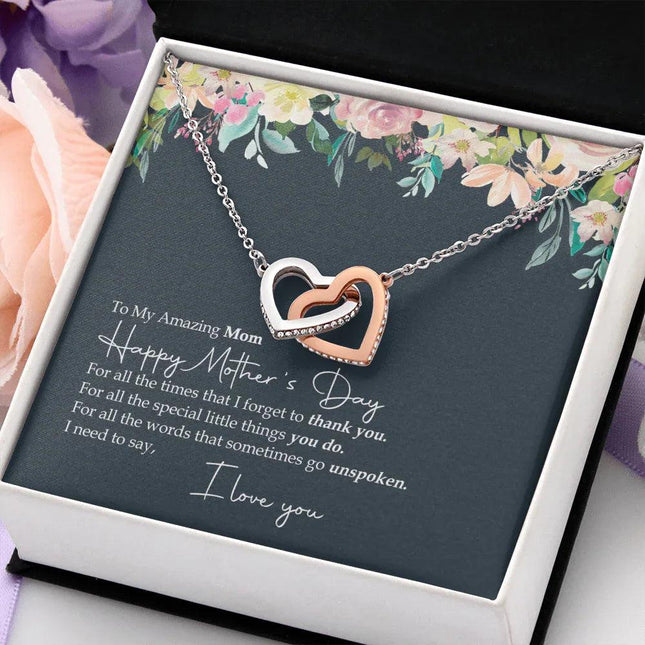 To My Amazing Mom - Happy Mother's Day - Necklace SO60V - Charming Present