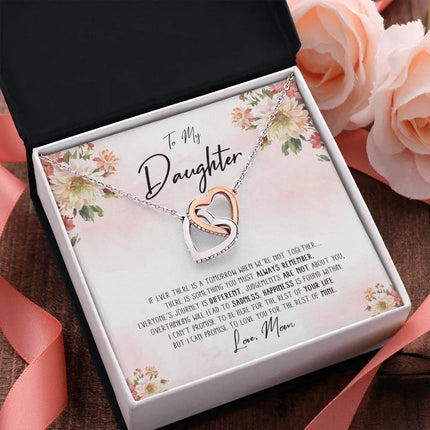 To My Daughter - When We Are Not Together - Necklace DR06 - Charming Present