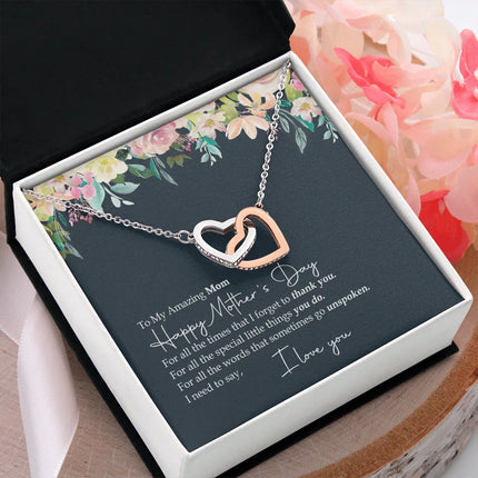 To My Amazing Mom - Happy Mother's Day - Necklace SO60V - Charming Present