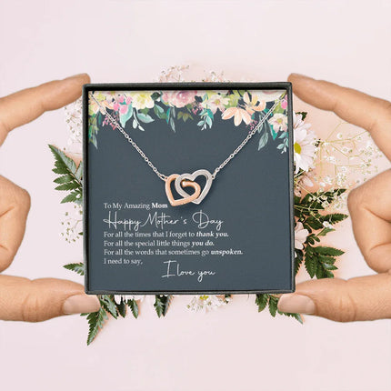 To My Amazing Mom - Happy Mother's Day - Necklace SO60V - Charming Present