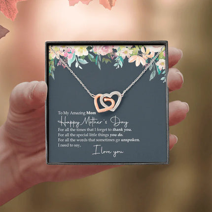To My Amazing Mom - Happy Mother's Day - Necklace SO60V - Charming Present