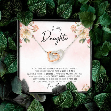 To My Daughter - When We Are Not Together - Necklace DR06 - Charming Present