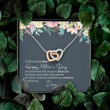 To My Amazing Mom - Happy Mother's Day - Necklace SO60V - Charming Present