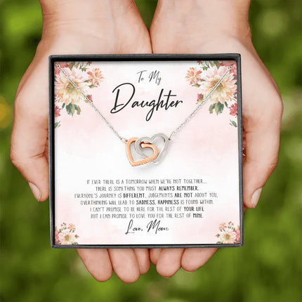 To My Daughter - When We Are Not Together - Necklace DR06 - Charming Present