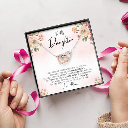 To My Daughter - When We Are Not Together - Necklace DR06 - Charming Present