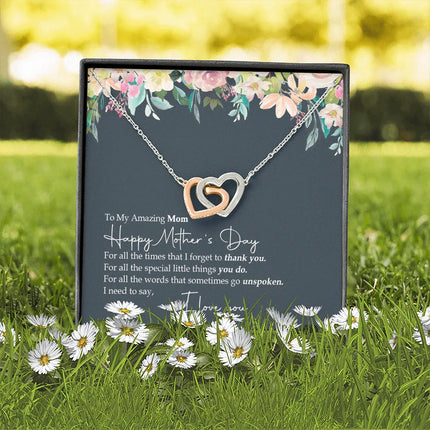 To My Amazing Mom - Happy Mother's Day - Necklace SO60V - Charming Present