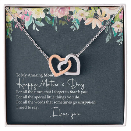 To My Amazing Mom - Happy Mother's Day - Necklace SO60V - Charming Present