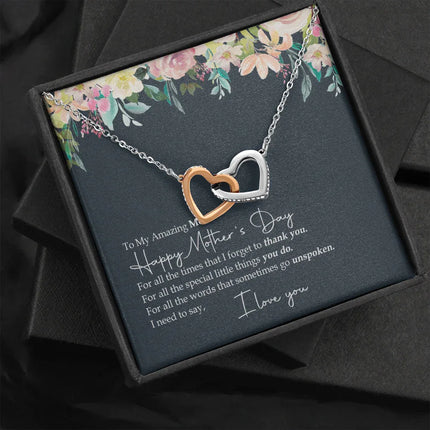To My Amazing Mom - Happy Mother's Day - Necklace SO60V - Charming Present