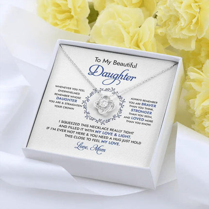 To My Beautiful Daughter - Always Remember - Necklace SO67 - Charming Present