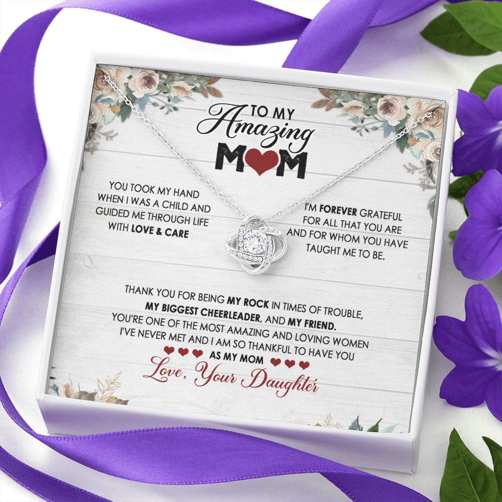 To My Mom - I Am So Thankful To Have You As My Mom - Necklace SO120V