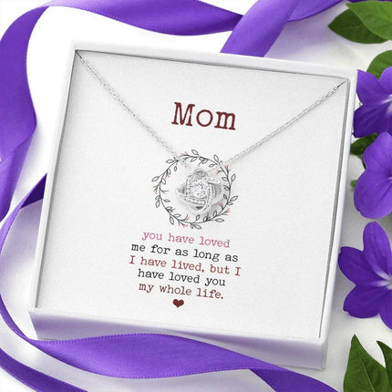 Dear Mom - Loved You My Whole Life - Necklace SO88V - Charming Present