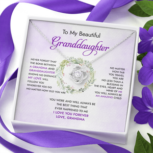 To My Granddaughter You Will Always Be An Amazing Child - Necklace SO91