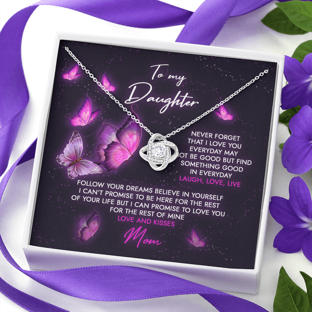 To My Daughter - Never Forget That I Love You - Necklace SO69