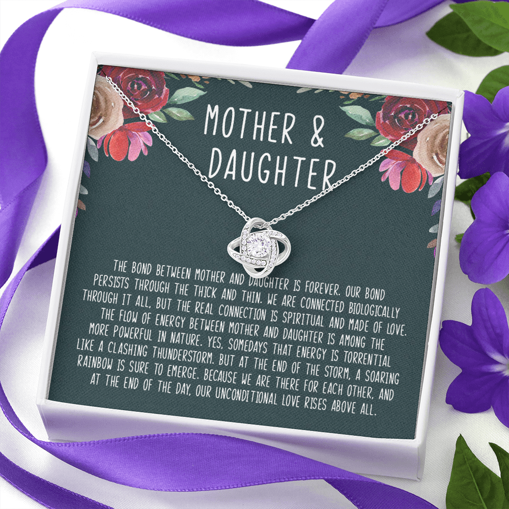 Mother's Day Gift - The Bond Between Mother And Daughter Is Forever - Necklace SO16T
