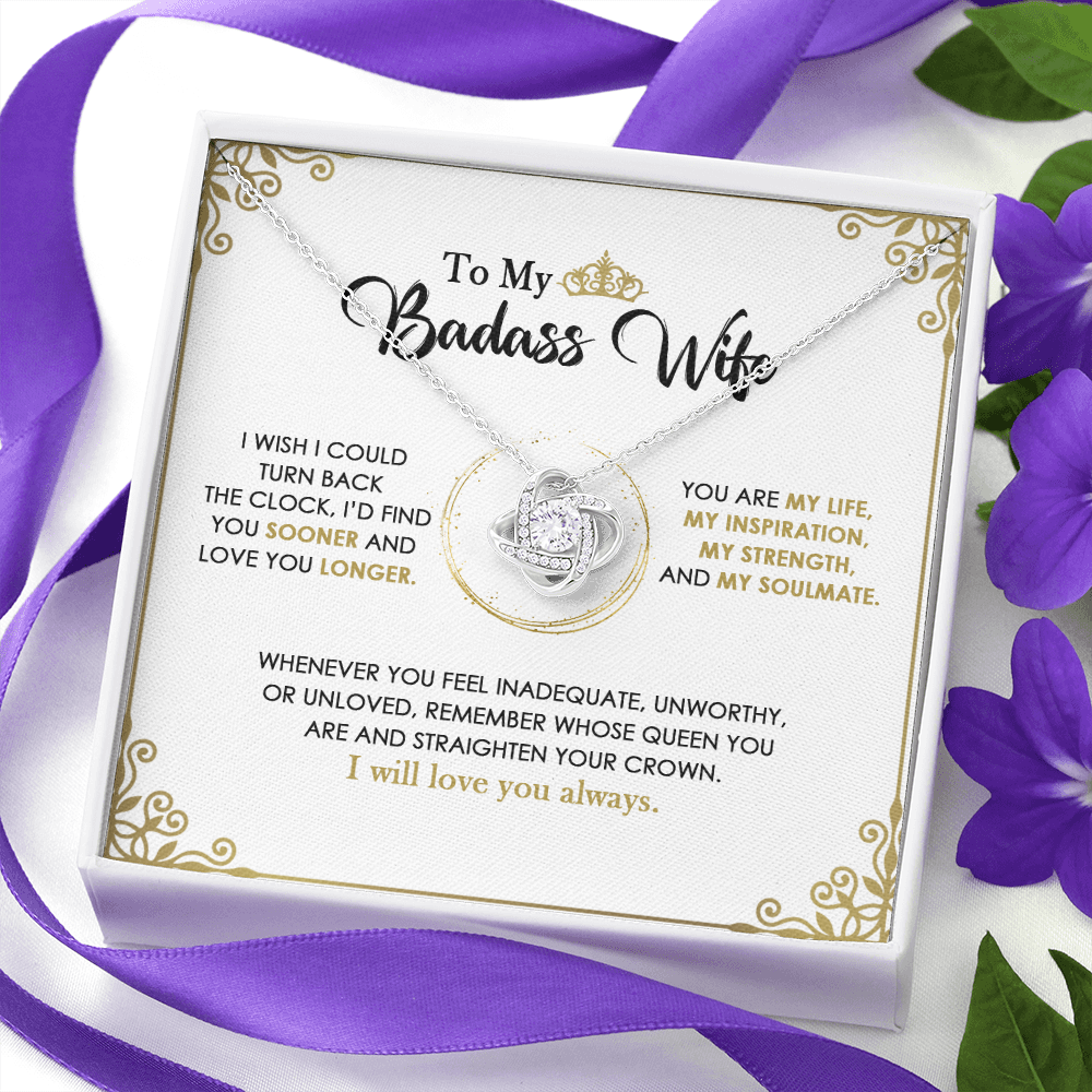 To My Badass Wife - You Are My Life - Necklace SO145V