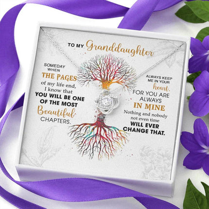 To My Granddaughter - You Are Always In Mine - Necklace DR11 - Charming Present