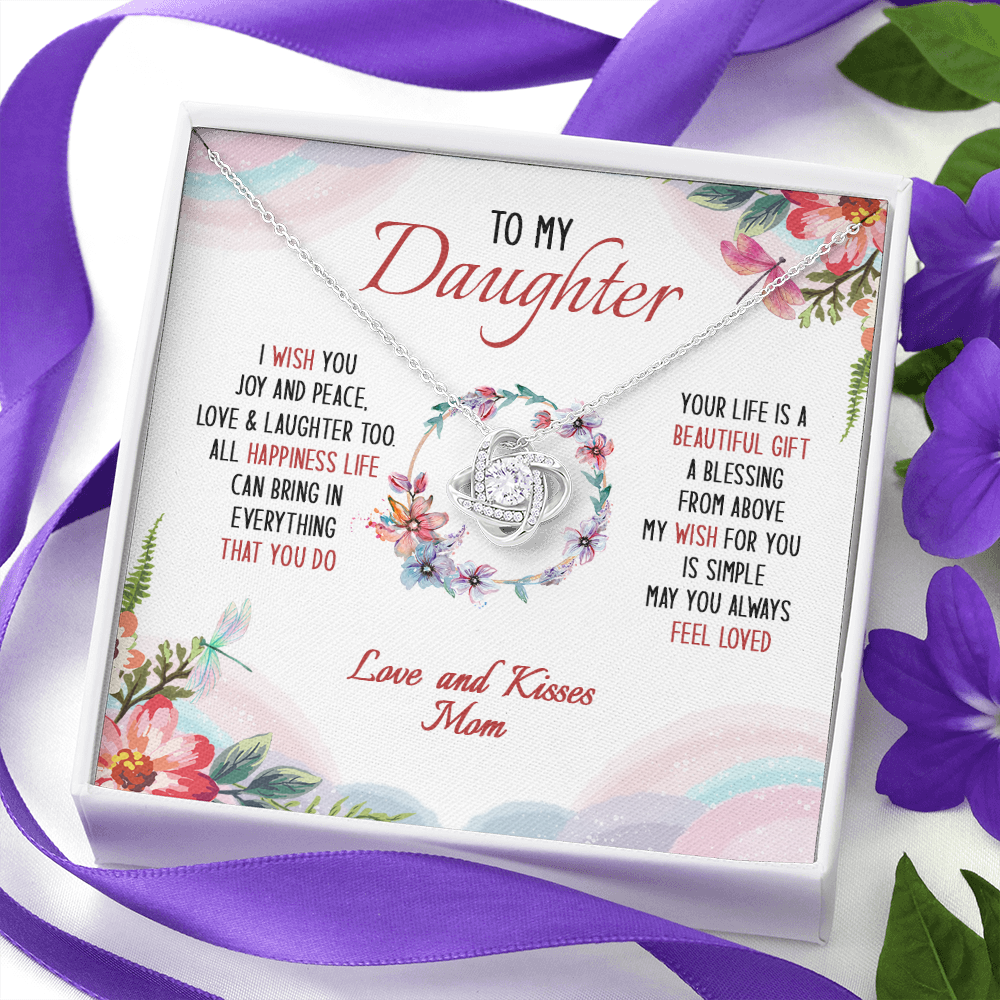 To My Daughter May You Always Feel Loved - Necklace SO34V