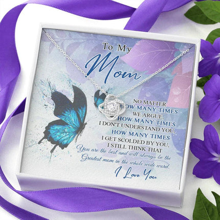 To My Mom You Are The Best And Will Always Be The Greates Mom Necklace SO43 - Charming Present