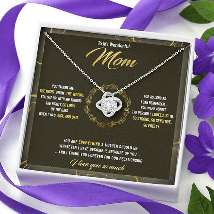 To The Best Mom - The Person I Looked Up To - Necklace SO41T - Charming Present