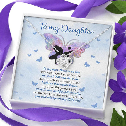 To My Daughter You Will Always Be My Little Girl - Necklace SO74 - Charming Present
