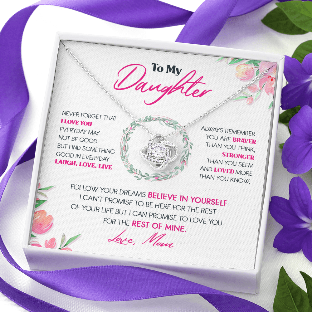 To My Daughter - Never Forget That I Love You - Necklace SO30T