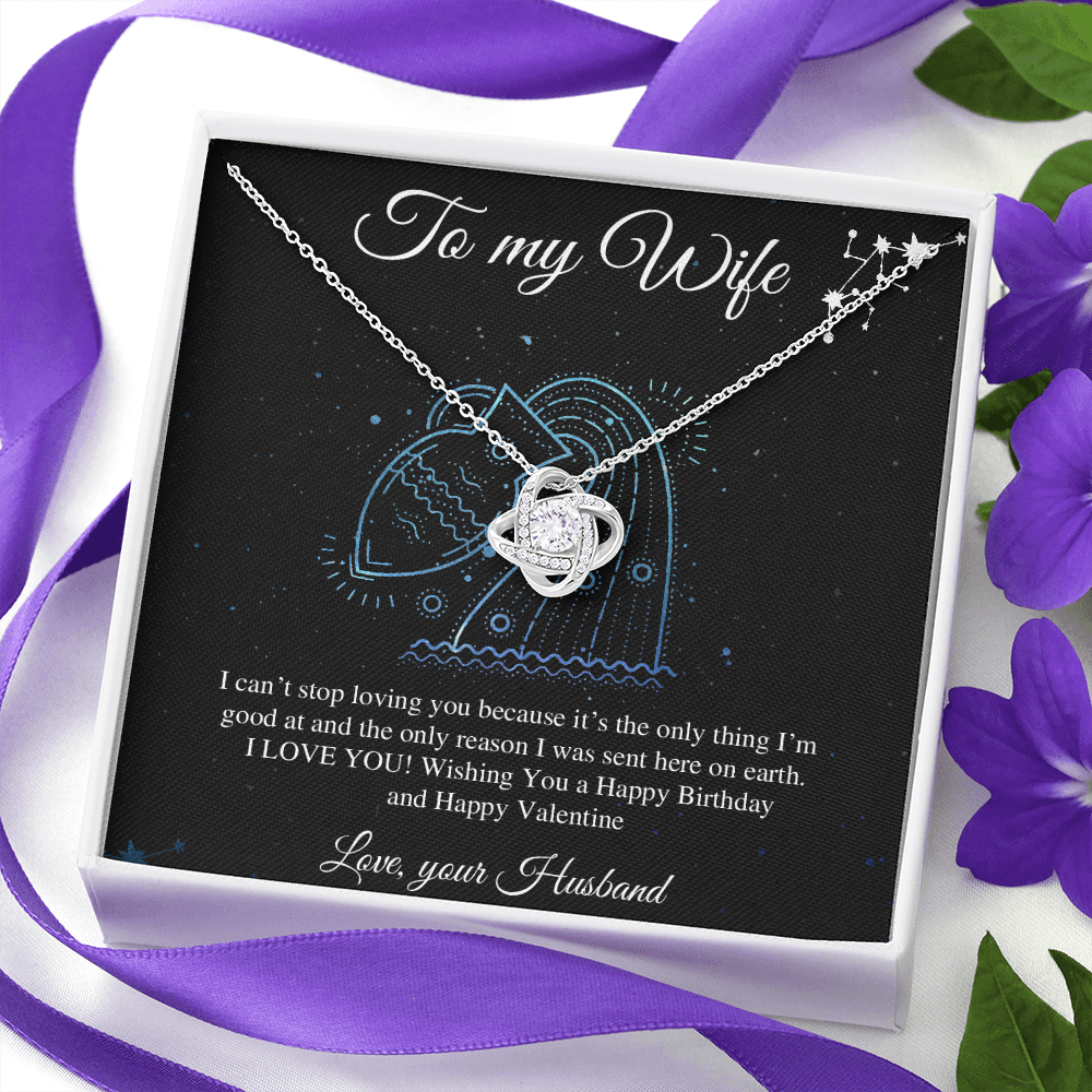 To My Wife I Can't Stop Loving You Necklace SO18v1