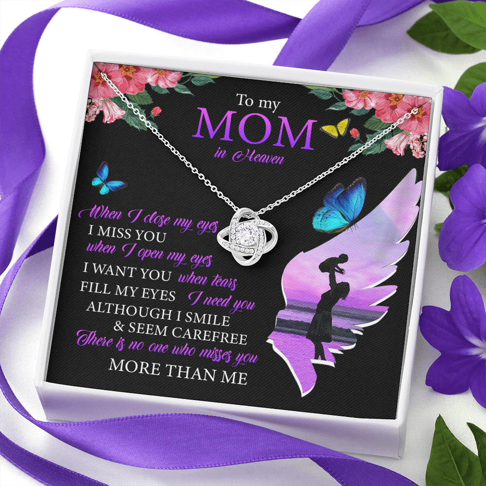 To My Mom In Heaven - I Miss You - Necklace SO91T