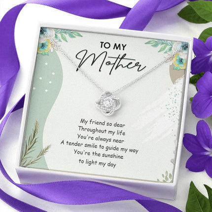 To My Mom You're The Sun Shine To Light My Day - Necklace SO20V - Charming Present