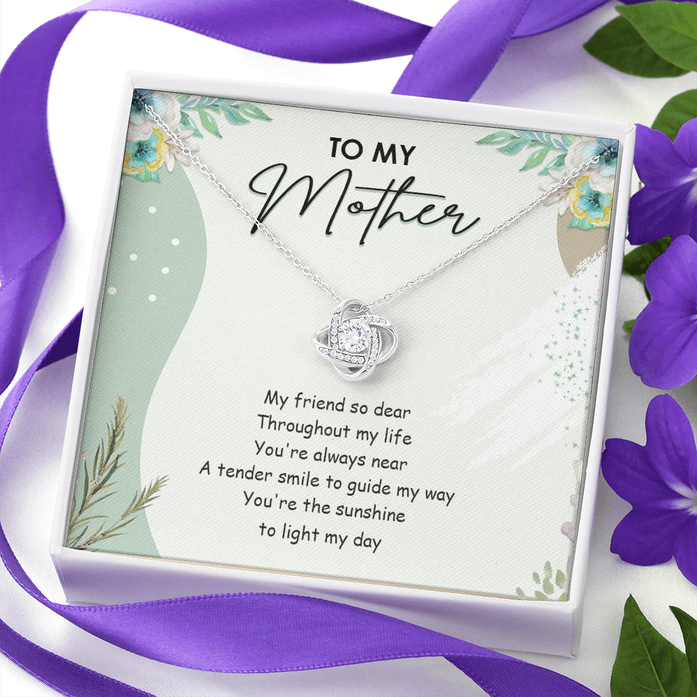 To My Mom You're The Sun Shine To Light My Day - Necklace SO20V