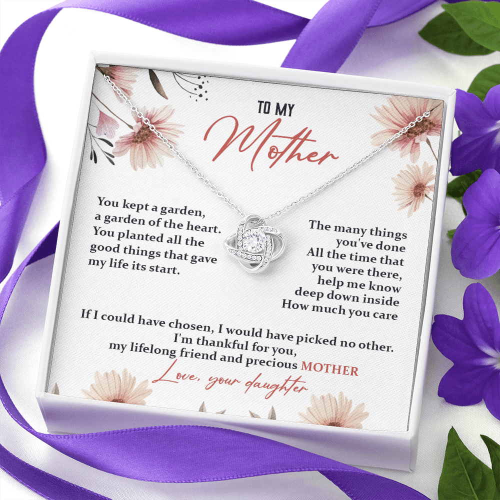To My Mother - I Am Thankful For You - Necklace SO116T