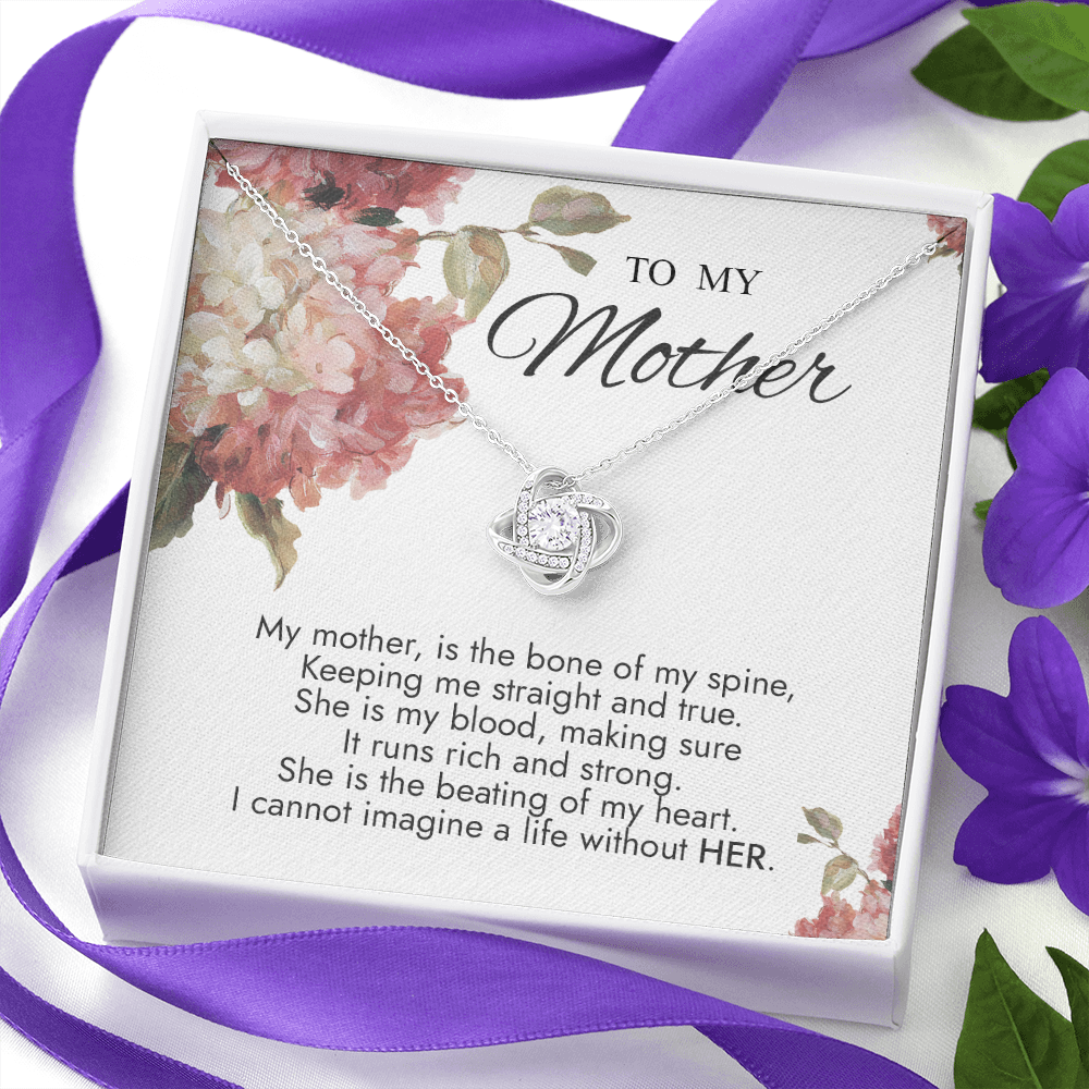 To My Mother I Cannot Imagine A Life Without YOU Necklace SO80