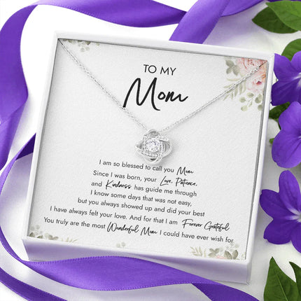 To My Mom I Am So Blessed To Call You Mom Necklace SO47 - Charming Present